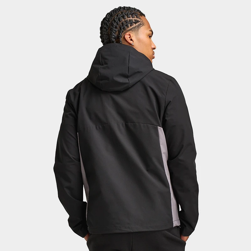 Sonneti Calvin Lightweight Jacket Black / Castlerock - Red