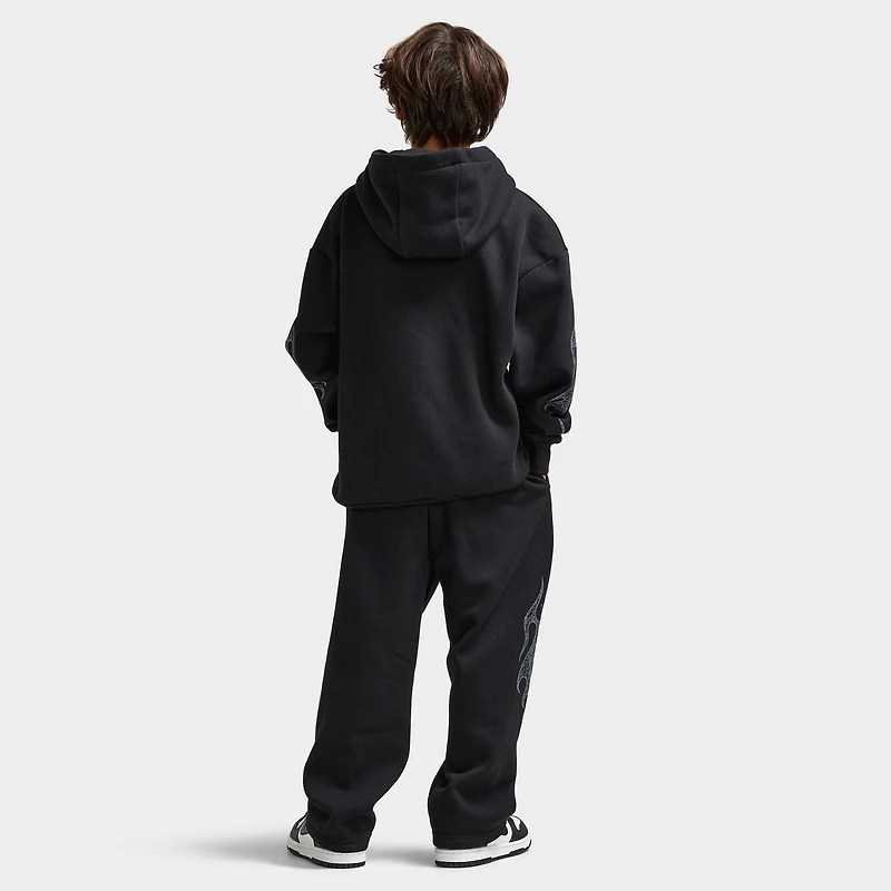 Supply & Demand Juniors' Praise Hoodie Black / Sky Blue