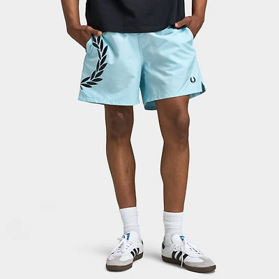 Fred Perry Side Laurel Short de bain Ramasseur balles Garçon Bleu / Gris Ancre