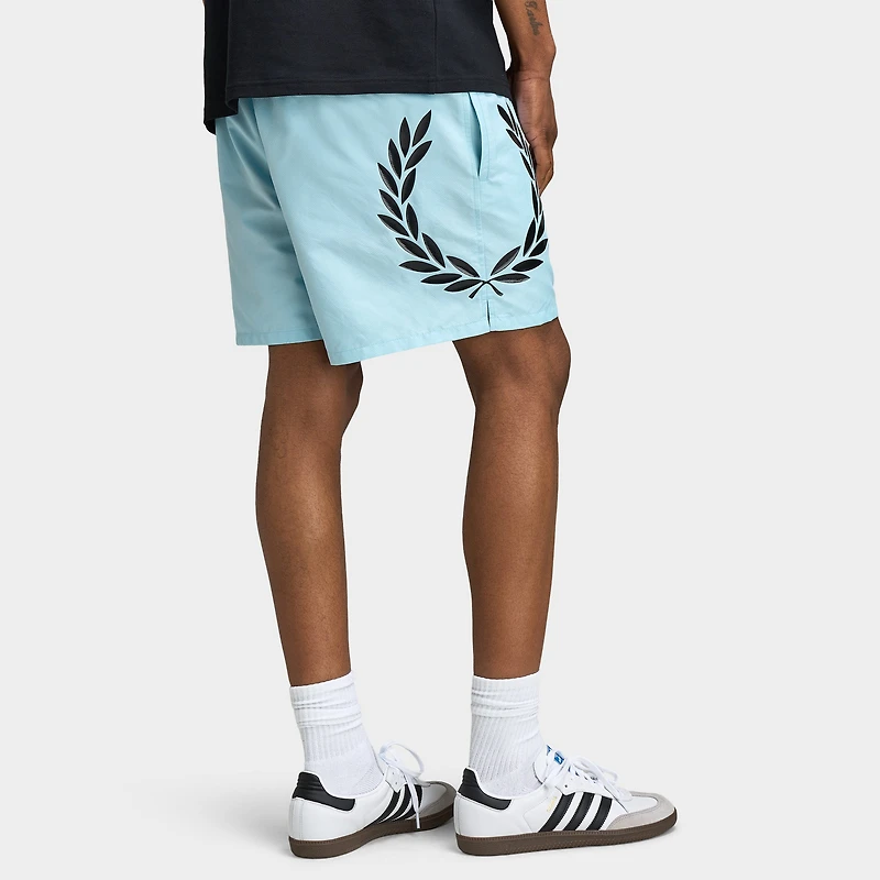 Fred Perry Side Laurel Short de bain Ramasseur balles Garçon Bleu / Gris Ancre