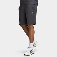 Fred Perry Stacked FLP Short de survêtement / Gris Ancre