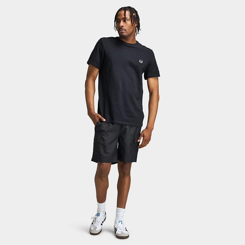 Fred Perry Badge Patch Pocket Swimshort / Black