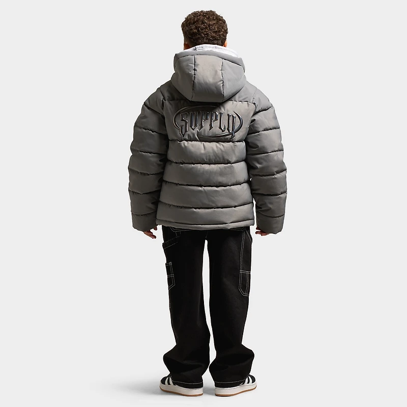 Supply & Demand Juniors' Hydro Padded Jacket / Dark Grey