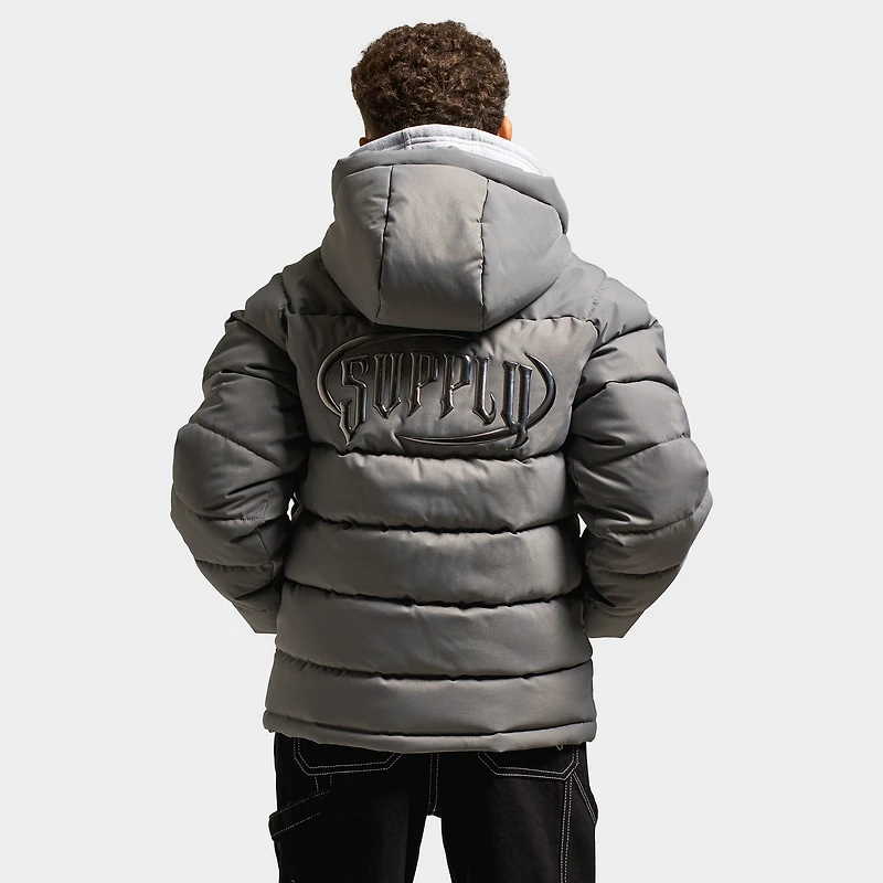 Supply & Demand Juniors' Hydro Padded Jacket / Dark Grey