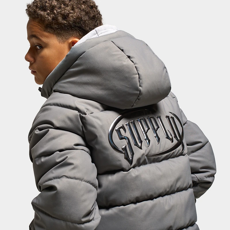 Supply & Demand Junior Veste Hydro Padded / Gris foncé