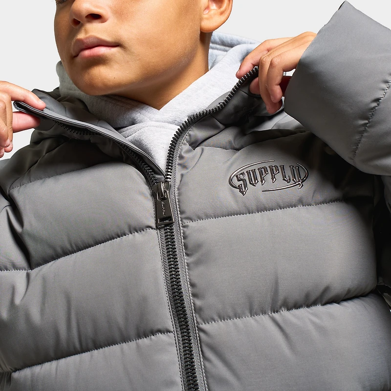 Supply & Demand Junior Veste Hydro Padded / Gris foncé