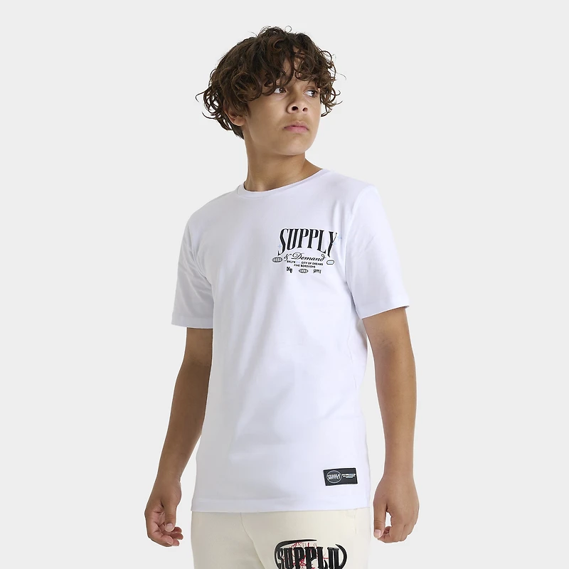 Supply & Demand Junior Boys' Adams Tee / Optic White