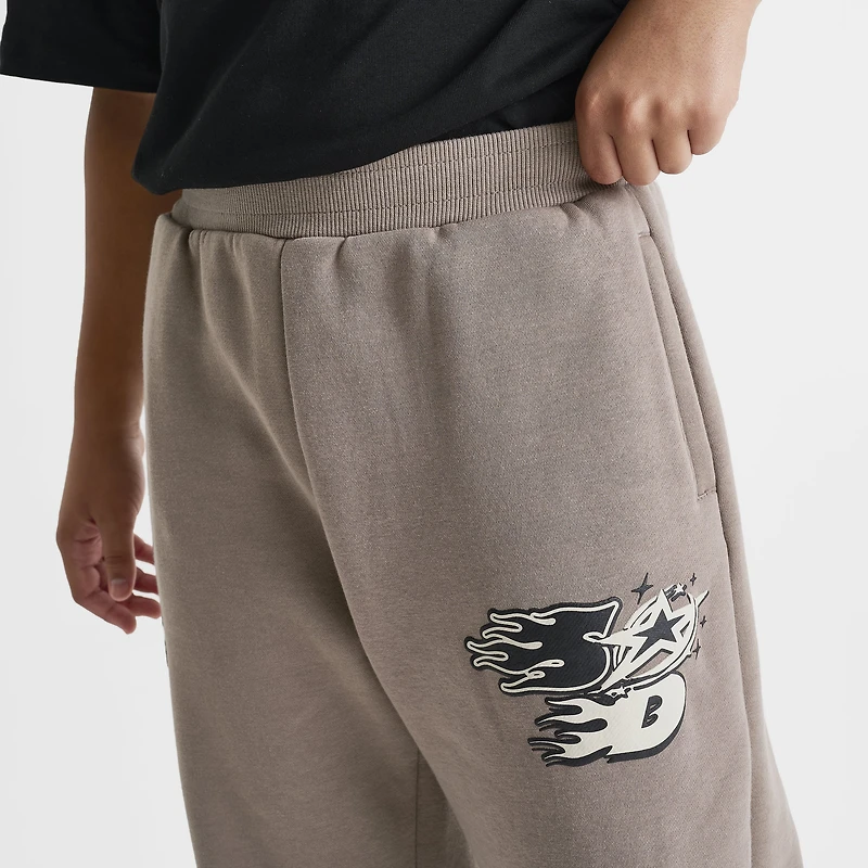 Supply & Demand Pantalon urbain à ourlet ouvert pour enfants / Bois flotté