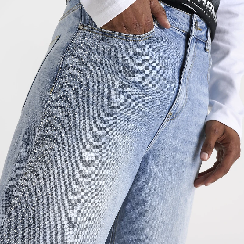 Supply & Demand Diamond Jeans / Washed Denim Blue
