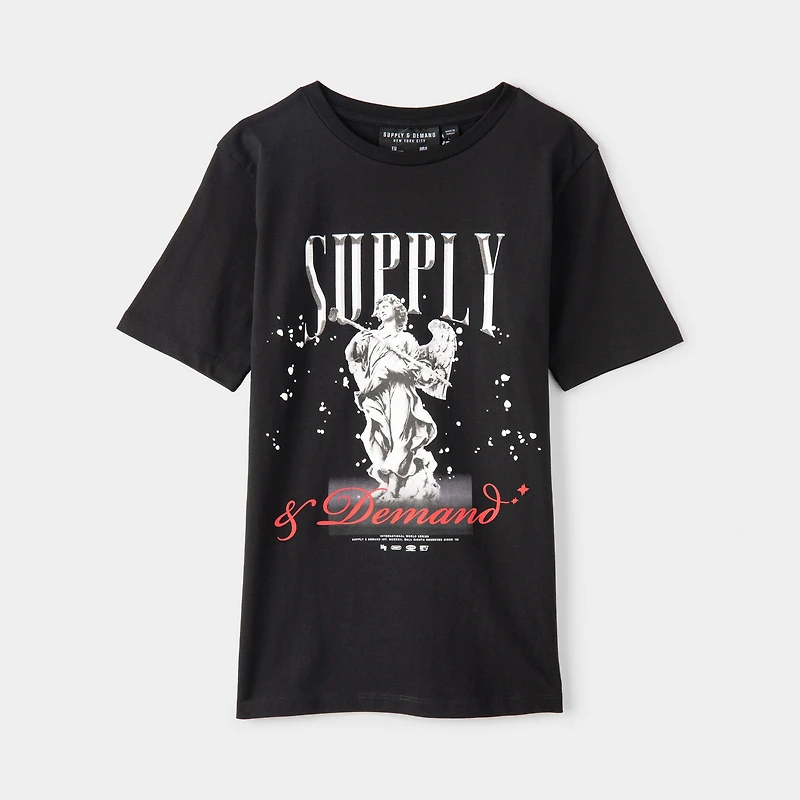 Supply & Demand Junior Boys' Divine T-shirt / Black