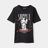 Supply & Demand Junior Boys' Divine T-shirt / Black