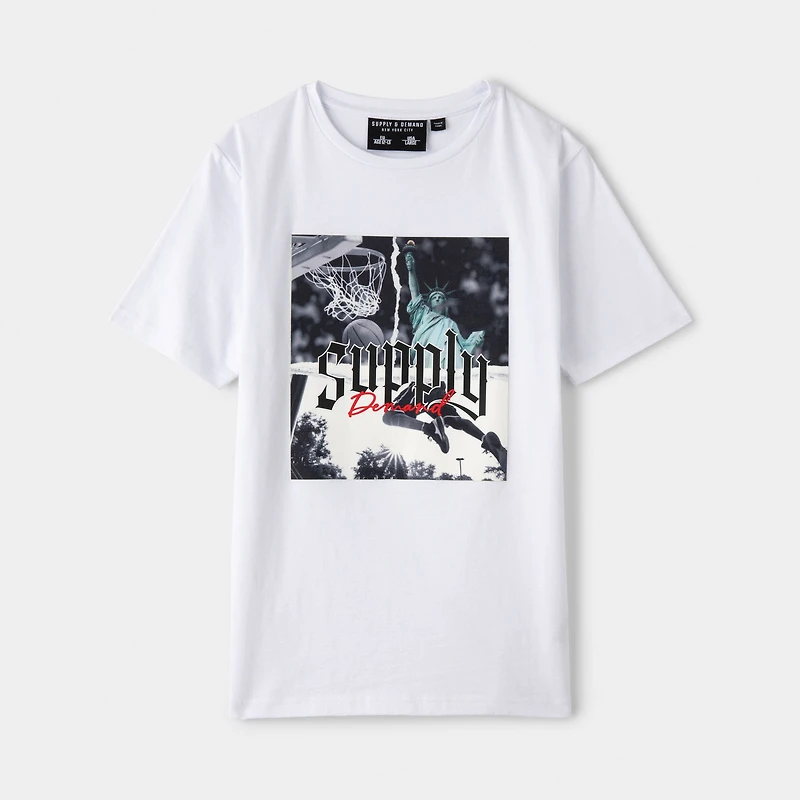 Supply & Demand Junior Boys' Elver T-shirt / White