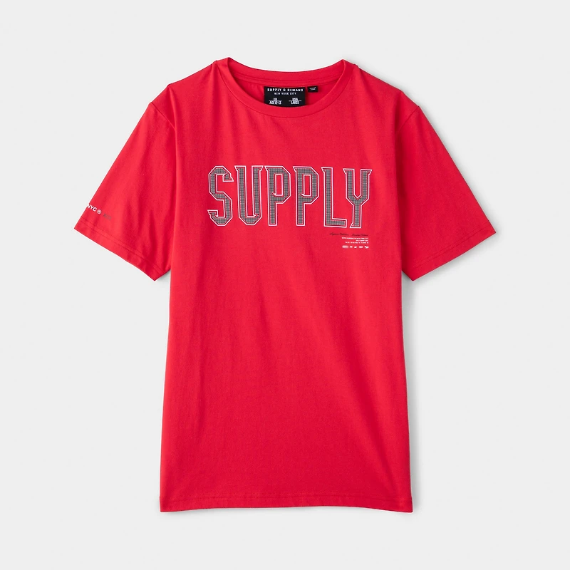 Supply & Demand Junior Boys' Buck T-shirt / Red