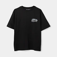 Supply & Demand Juniors' Chrome Star Tee / Black