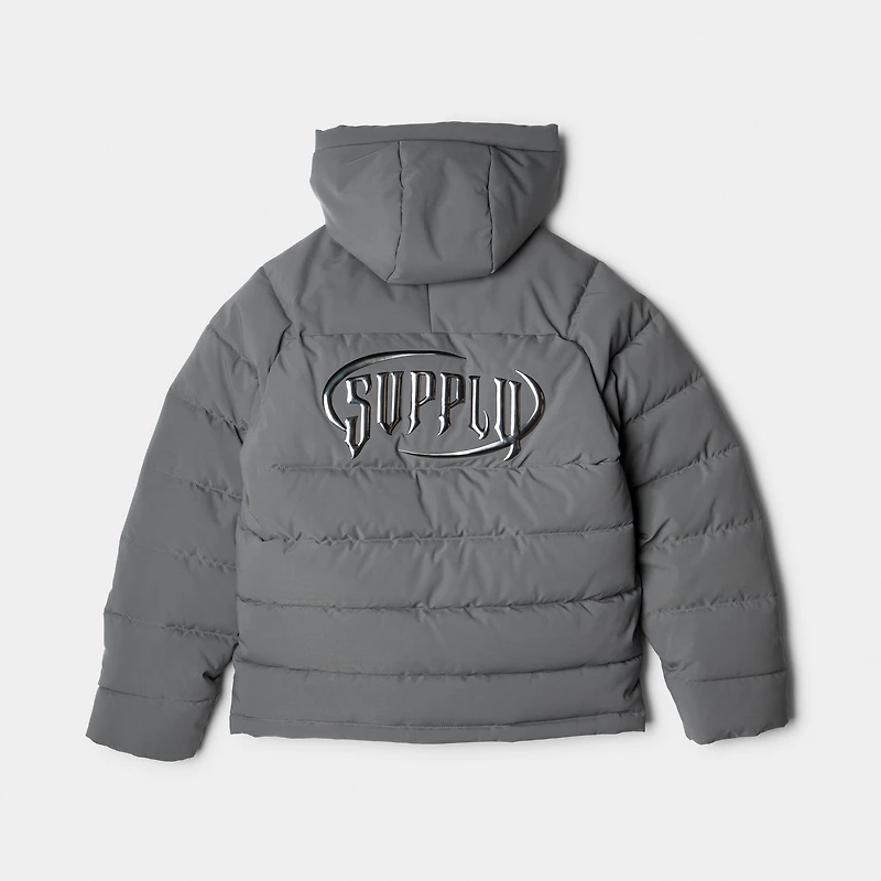 Supply & Demand Juniors' Hydro Padded Jacket / Dark Grey