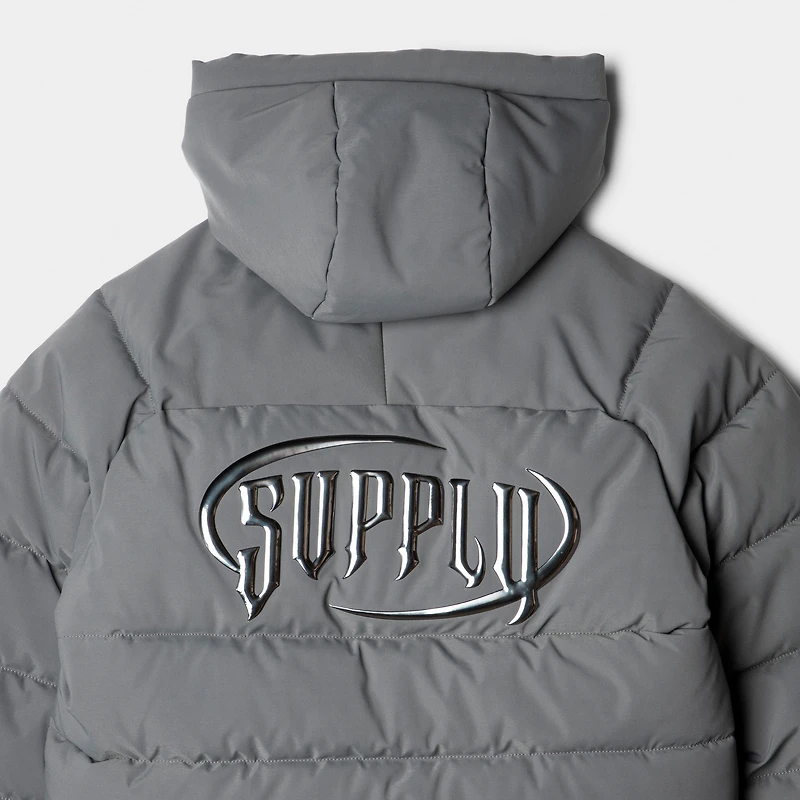 Supply & Demand Juniors' Hydro Padded Jacket / Dark Grey