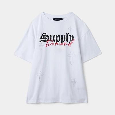 Supply & Demand Junior Boys' Crosser Tee / Optic White