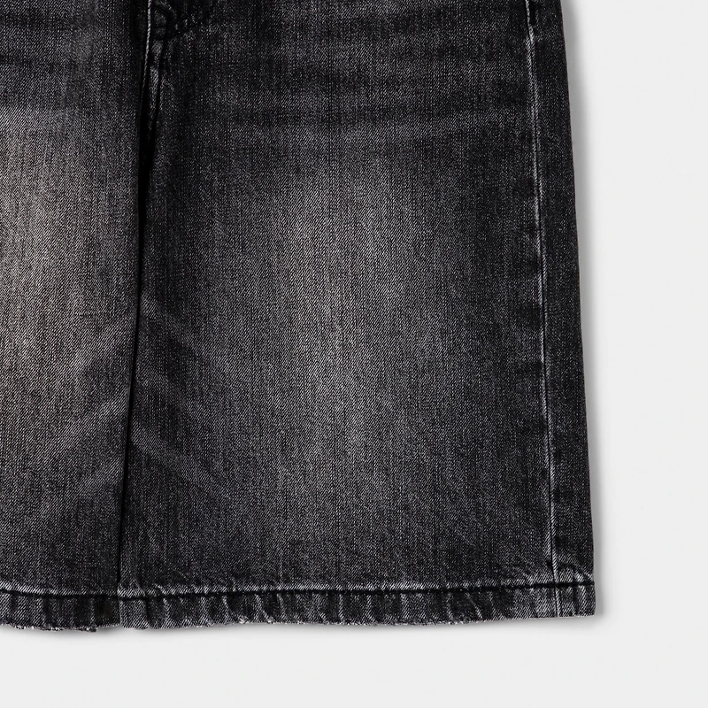 Supply & Demand Junior Boys' Timber Shorts / Washed Black Denim