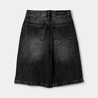 Supply & Demand Junior Boys' Timber Shorts / Washed Black Denim