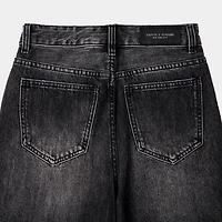 Supply & Demand Junior Boys' Timber Shorts / Washed Black Denim