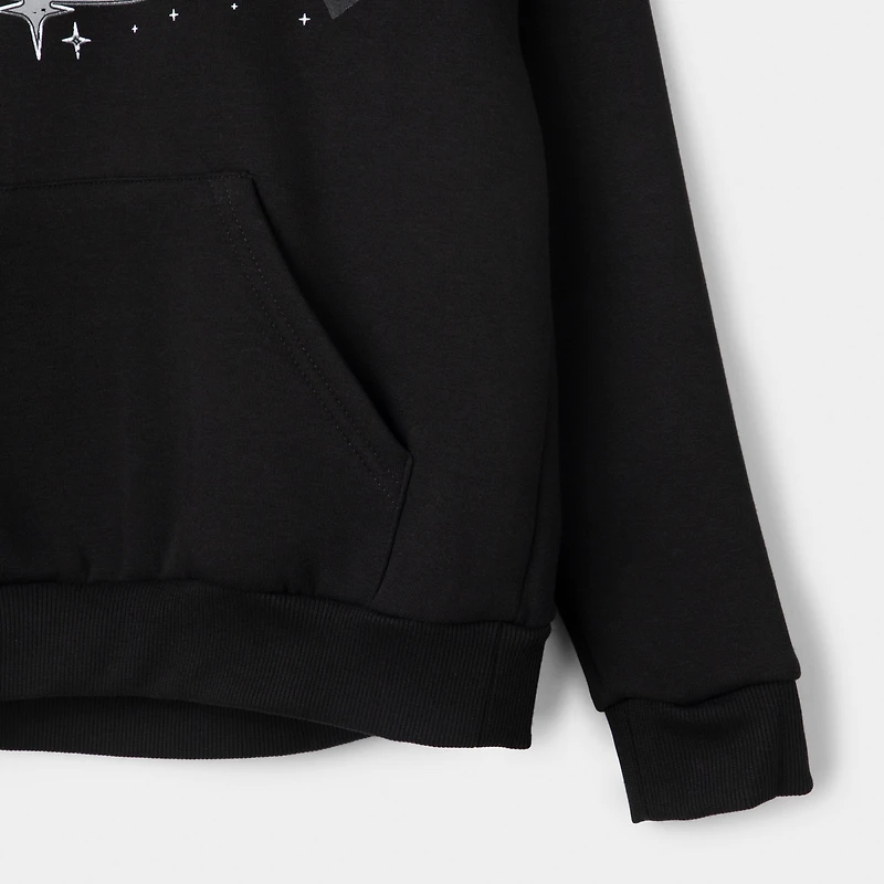 Supply & Demand Juniors' Chrome Star Hoodie / Black