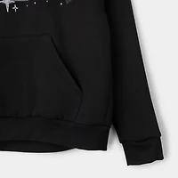 Supply & Demand Juniors' Chrome Star Hoodie / Black