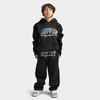 Supply & Demand Juniors' Chrome Star Hoodie / Black