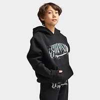Supply & Demand Juniors' Chrome Star Hoodie / Black