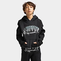 Supply & Demand Juniors' Chrome Star Hoodie / Black