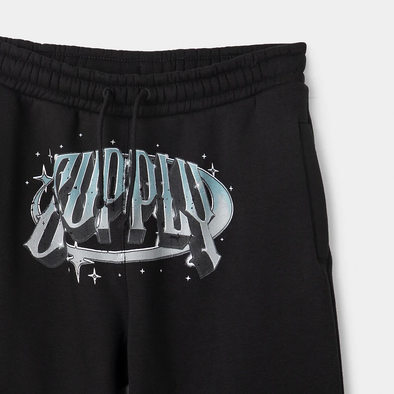 Supply & Demand Juniors' Chrome Star Pants / Black