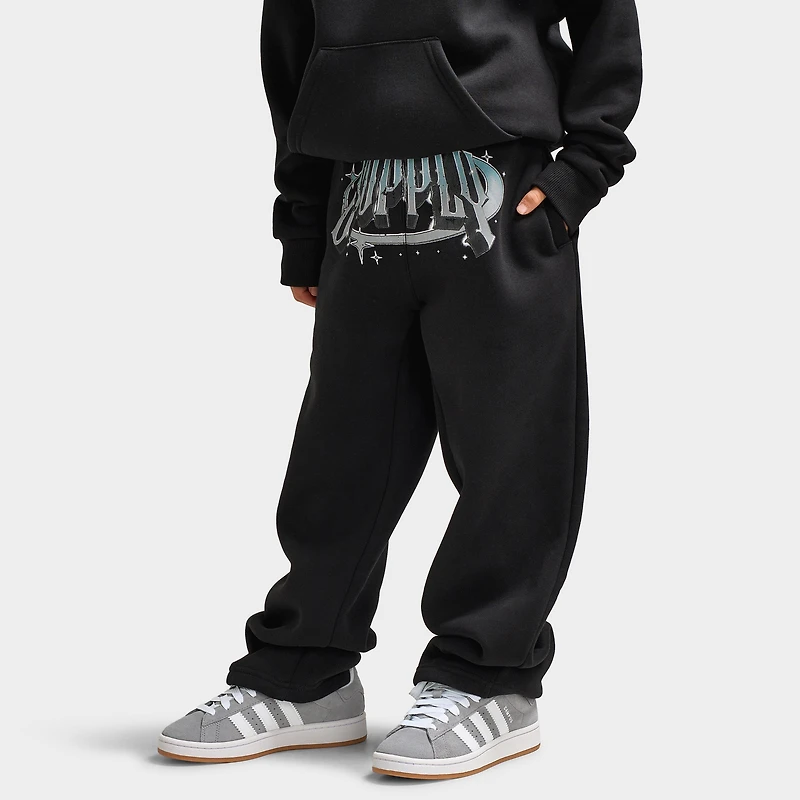 Supply & Demand Juniors' Chrome Star Pants / Black