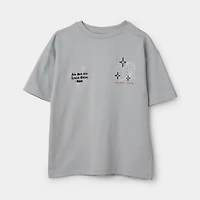 Supply & Demand Juniors' Vito Tee / Light Grey