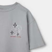 Supply & Demand Juniors' Vito Tee / Light Grey