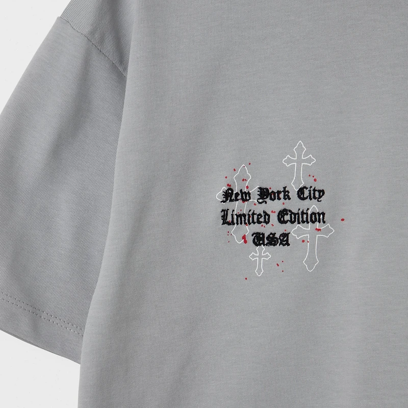 Supply & Demand Juniors' Vito Tee / Light Grey