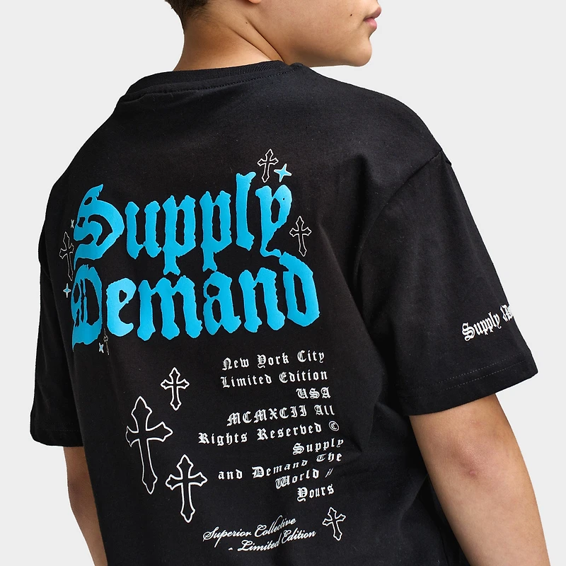 Supply & Demand Juniors' Treport T-Shirt / Black