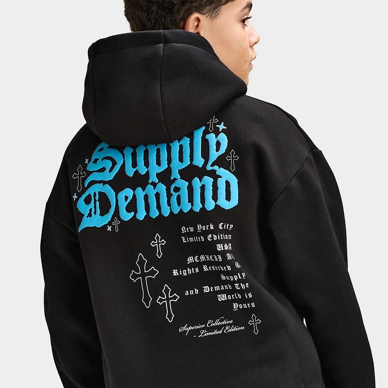 Supply & Demand Juniors' Treport Hoodie / Black
