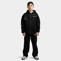 Supply & Demand Juniors' Slate Full-Zip Hoodie / Black