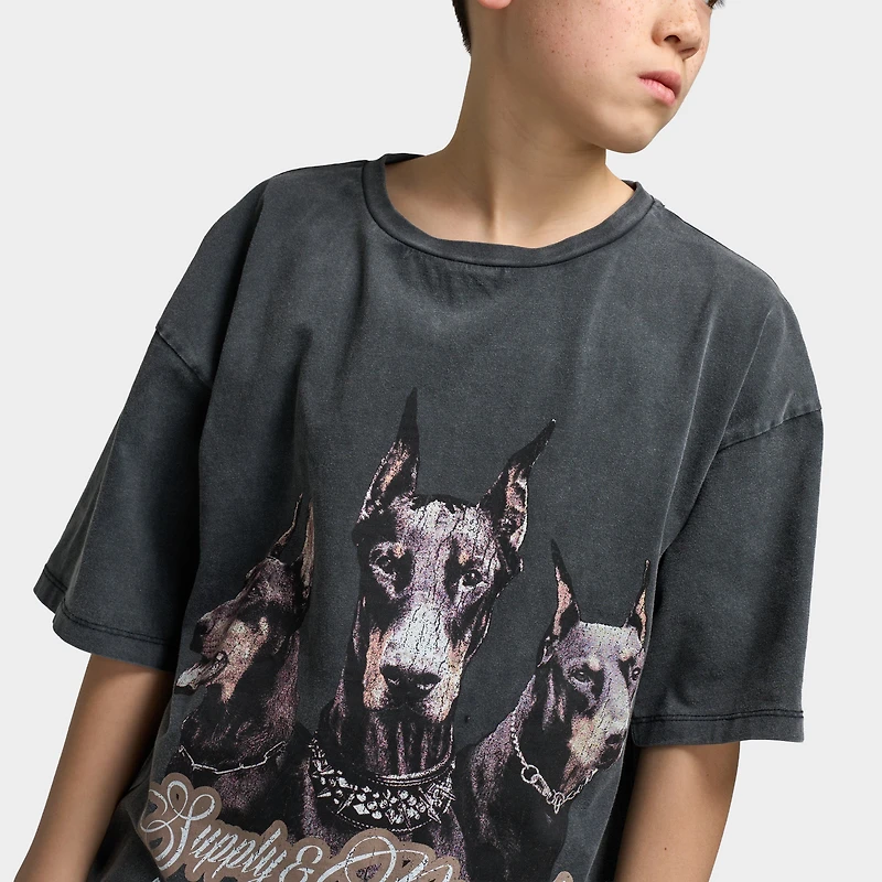 Supply & Demand Juniors' Brooke T-Shirt / Black