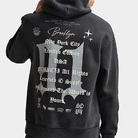 Supply & Demand Garçon Junior Chandail à Capuchon Quita / Noir Délavé