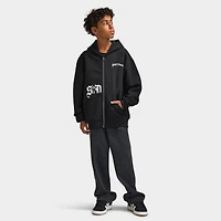 Supply & Demand Junior Chandail à Capuchon Entièrement Zippé / Noir