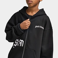 Supply & Demand Junior Chandail à Capuchon Entièrement Zippé / Noir