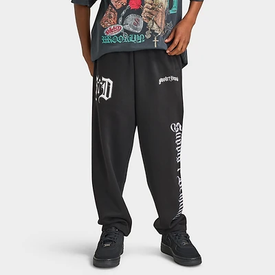 Supply & Demand Juniors' Atomic Open Hem Pants / Black