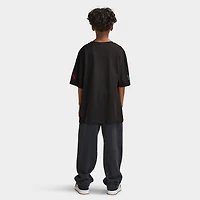 Supply & Demand Juniors' Scratch T-Shirt / Black