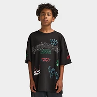Supply & Demand Junior T-shirt Scratch / Noir