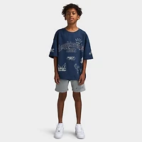 Supply & Demand Junior T-shirt Scratch / Marine Délavé