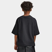Supply & Demand Juniors' Glitter T-Shirt / Black