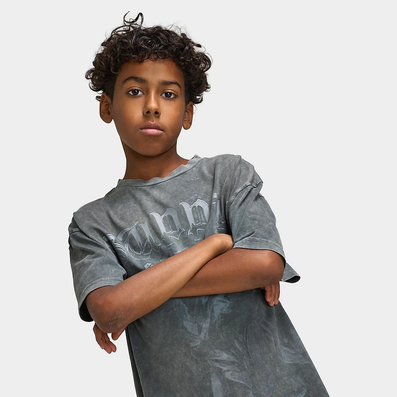 Supply & Demand Juniors' Dagga T-Shirt / Washed Iron Gate