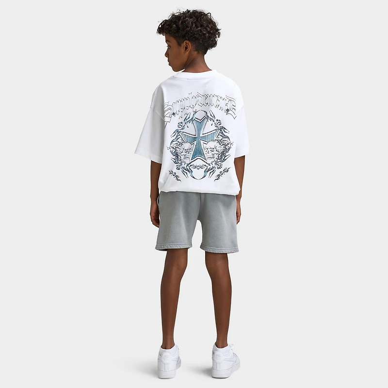 Supply & Demand T-shirt court Juniors Flame Cross / Blanc