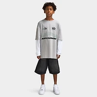 Supply & Demand Junior T-shirt à Manches Longues Global / Gris Ultimate