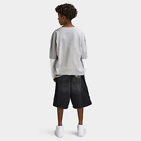 Supply & Demand Juniors' Global Long Sleeve T-Shirt / Ultimate Grey